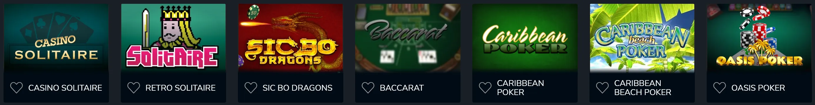 Table Games Portfolio